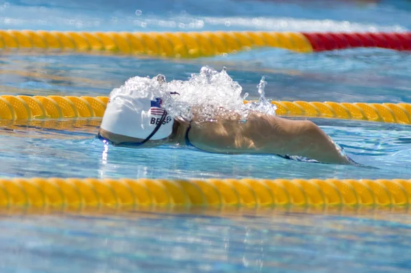 Schwimmen: Weltmeisterschaft im Aquatics - Frauen 400m Einzel. elizabeth beisel. — Stockfoto