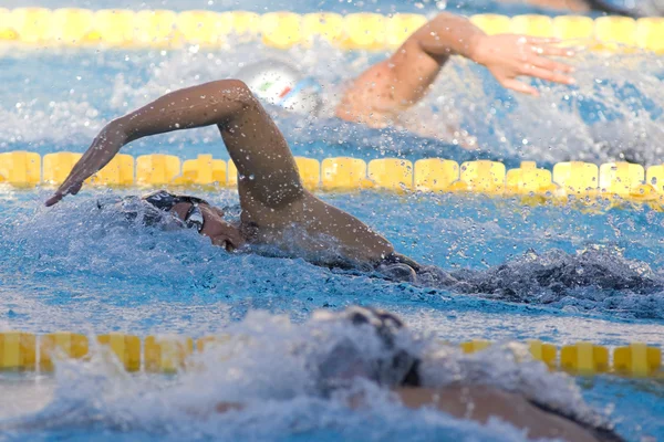 Swm: 世界水泳選手権 - 女子 200 m 自由形決勝。ダナ フォルマー. — ストック写真