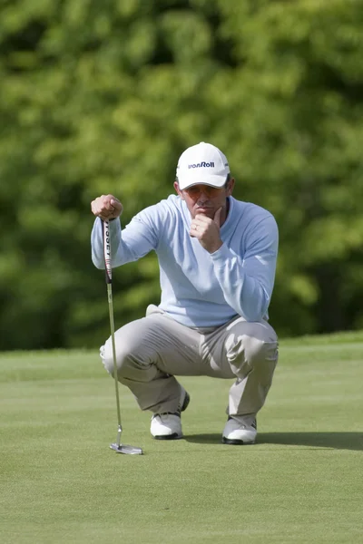 Andrew Coltart (GBR) en acción en el segundo día de la Gira Europea . —  Fotos de Stock