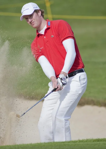 Will Besseling (NED) in action on the first day of the European Tour.Will Besseling. — Stock Photo, Image