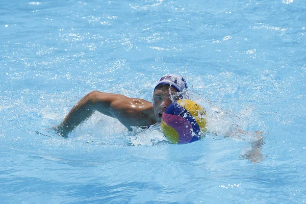 Wpo: 世界水泳選手権 - アメリカ対ルーマニア。ティモシー ・ ハッテン. — ストック写真
