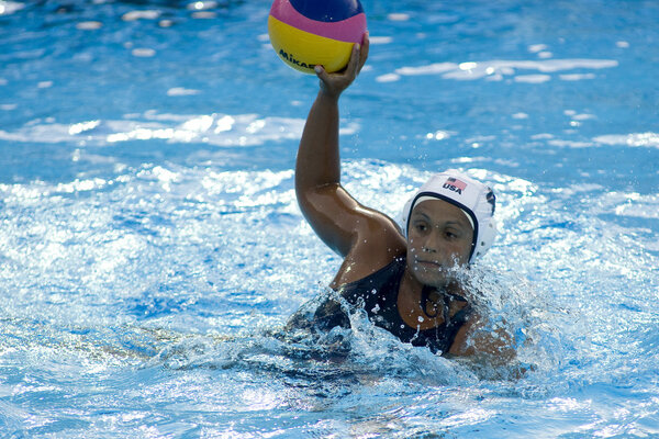 WPO: World Aquatic Championships - USA vs Greece. Brenda Villa.