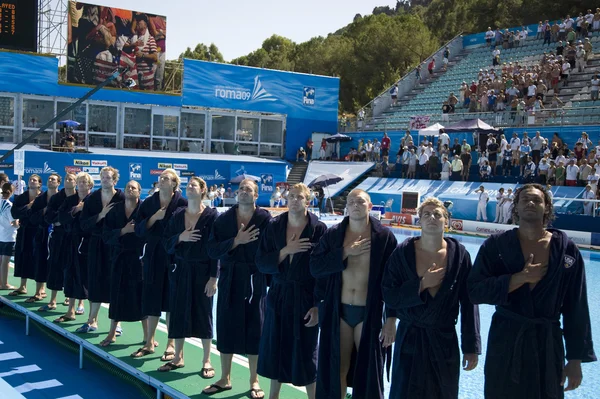 WPO: Campeonato Mundial de Aquáticos EUA vs Croácia . — Fotografia de Stock