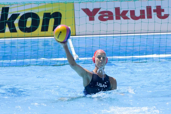 WPO: Campeonato Mundial de Aquáticos da China vs EUA. Heather Armstrong . — Fotografia de Stock