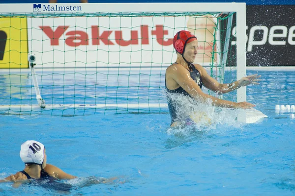 WPO : Championnats du monde aquatiques - États-Unis vs Grèce. Elizabeth Armstrong . — Photo