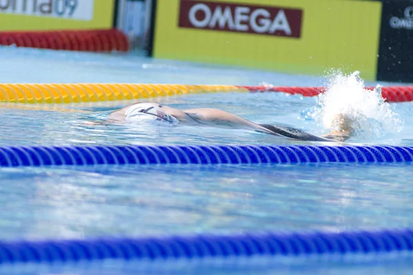 SWM: zwemmen Wereldkampioenschap - womens 100m vrije stijl. Amanda wier. — Stockfoto