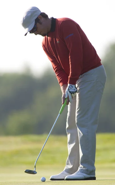 Mikko Korhonen (FIN) in action on the first day of the European Tour. — Stock Photo, Image