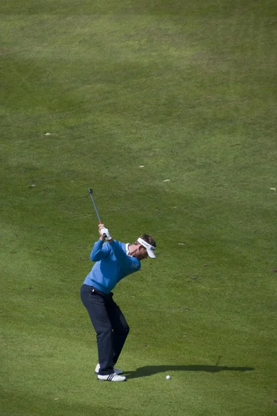 Raphael JACQUELIN (FRA) em ação no dia de previsão do European Tour . — Fotografia de Stock