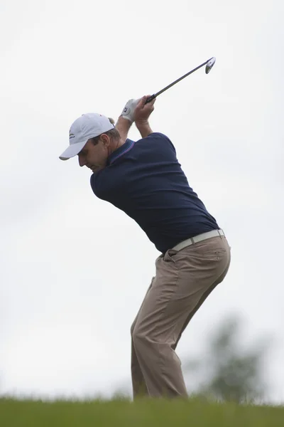 Colm moriarty (irl) in actie op de derde dag van de Europese PGA tour. — Stockfoto