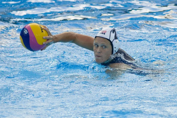 WPO: aquatische Wereldkampioenschappen - vs vs Griekenland. Heather petri. — Stockfoto