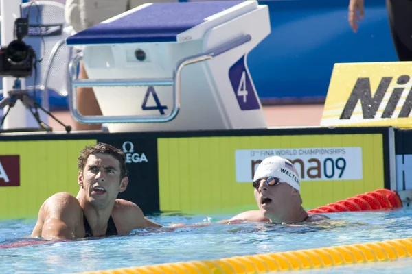 SWM: World Aquatics Championship - Mens 200m freestyle (en inglés). Michael Phelp . —  Fotos de Stock