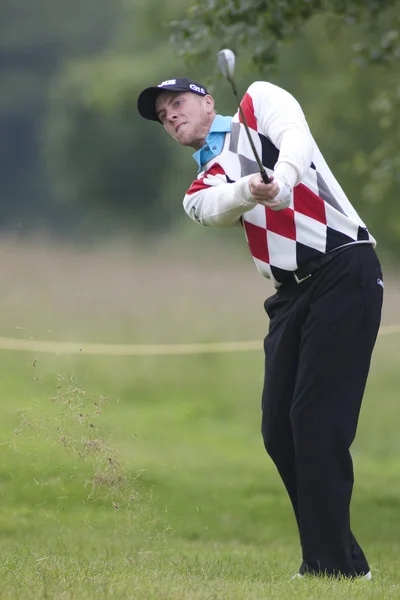 Stephan Gross JR (GER) in action on the second day of the European Tour — Stock Photo, Image