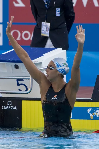 SWM: World Aquatics Championship - womens 1500m freestyle final — Stock Photo, Image