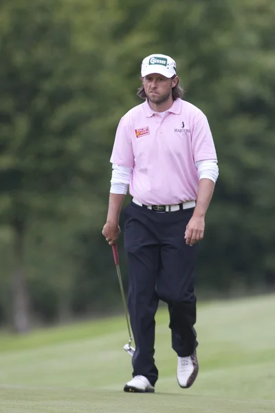 Martin Wiegele (AUT) en acción en el segundo día de la Gira Europea, 14º Open de Saint-Omer — Foto de Stock