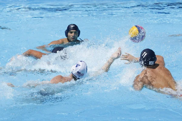 WPO: Campeonato Mundial de Esportes Aquáticos EUA vs Romênia. Jeffrey Powers . — Fotografia de Stock