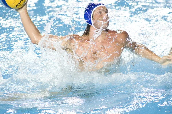 Wpo: 世界水泳選手権 - 準決勝 - アメリカ対スペイン。アンソニー azevedo. — ストック写真