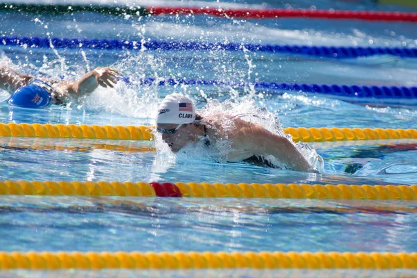SWM: zwemmen Wereldkampioenschap - mens 400 individueel wisselslag. Scott clary. — Stockfoto
