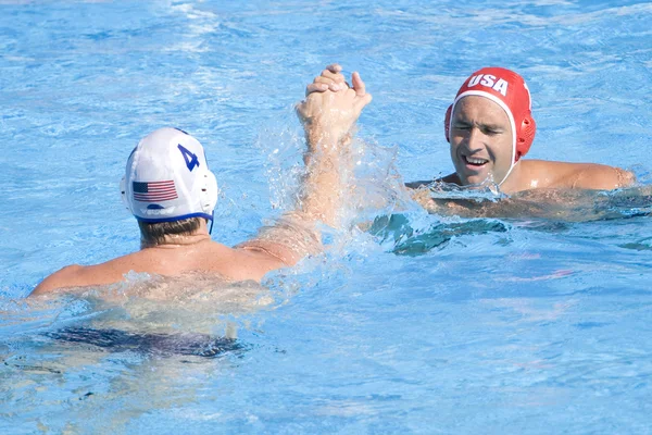 Wpo: 世界水泳選手権 - アメリカ vs ドイツ — ストック写真