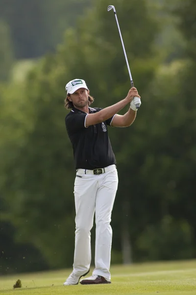 Martin Wiegele (AUT) in action on the first day of the European Tour, 14th Open de Saint-Omer. — Stock Photo, Image