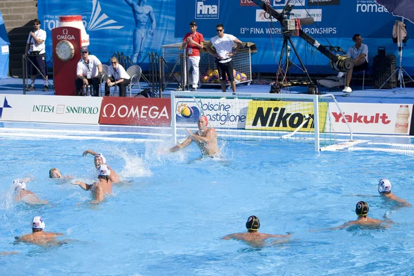 WPO: Campeonato Mundial de Aquáticos EUA vs Alemanha. Merrill Moisés . — Fotografia de Stock