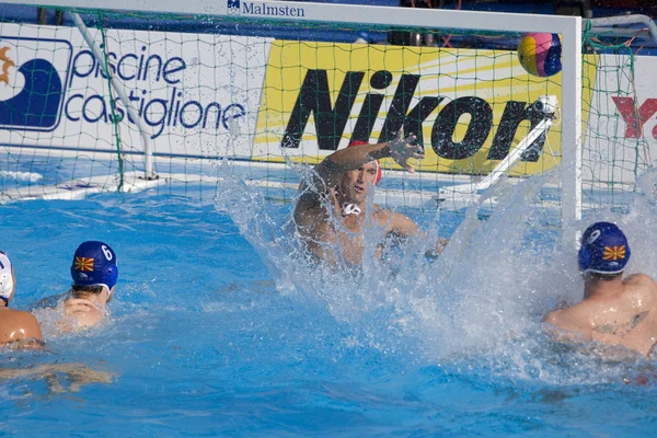 WPO: USA-Macedonia, tredicesimo Campionato Mondiale di Acquatica Roma 09 — Foto Stock