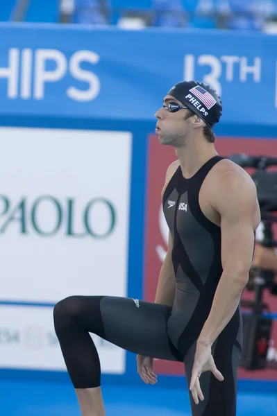 Schwimmen: Schwimm-WM - Finale 100 m Schmetterling der Männer — Stockfoto