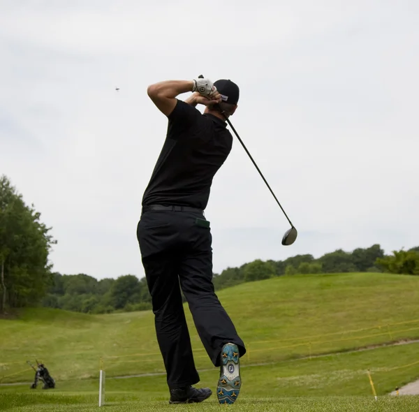 Bernd Wiesberger (AUT) en action le premier jour du Tour d'Europe — Photo