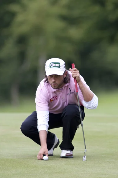 Martin Wiegele (AUT) in action on the second day of the European Tour — Stock Photo, Image