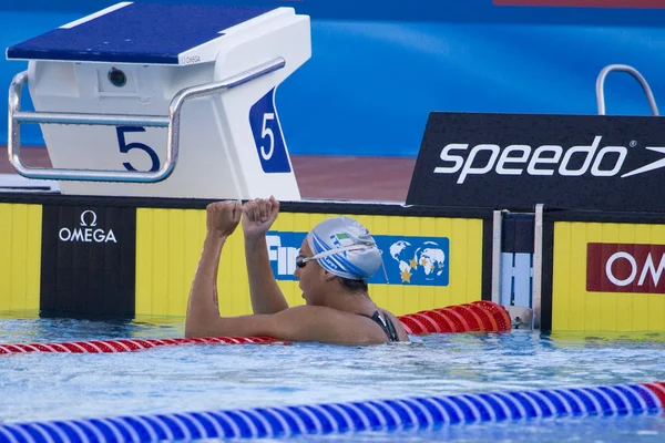 SWM: World Aquatics Championship - womens 1500m freestyle final — Stock Photo, Image