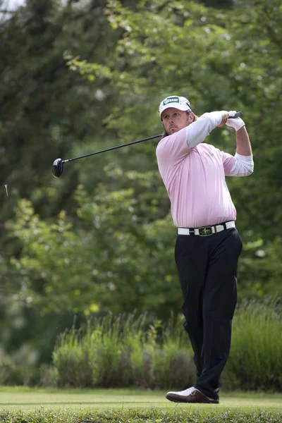 Martin Wiegele (AUT) in action on the second day of the European Tour — Stock Photo, Image