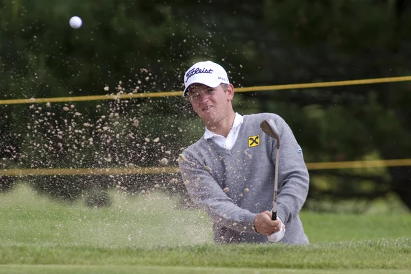 Bernd Wiesberger (AUT) in action on the second day of the European Tour — Stock Photo, Image