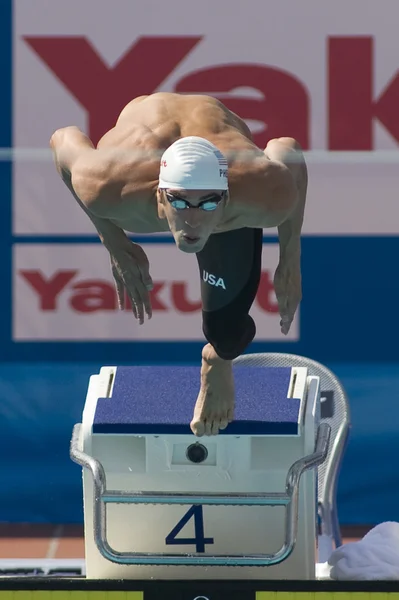 SWM: World Aquatics Championship - Mens 100m butterfly qualification — Stock Photo, Image