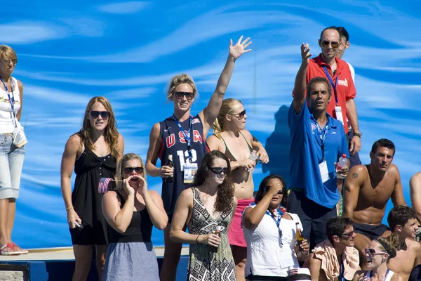 WPO: zwemmen Wereldkampioenschap - vs vs Kroatië — Stockfoto