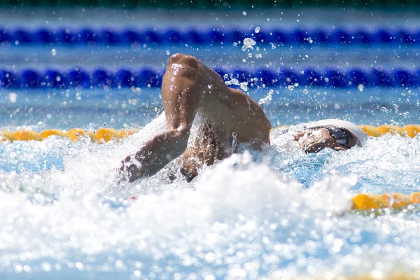 Swm: 世界水泳選手権 - メンズ 200 m 自由形。マイケル ・ フェルプス — ストック写真