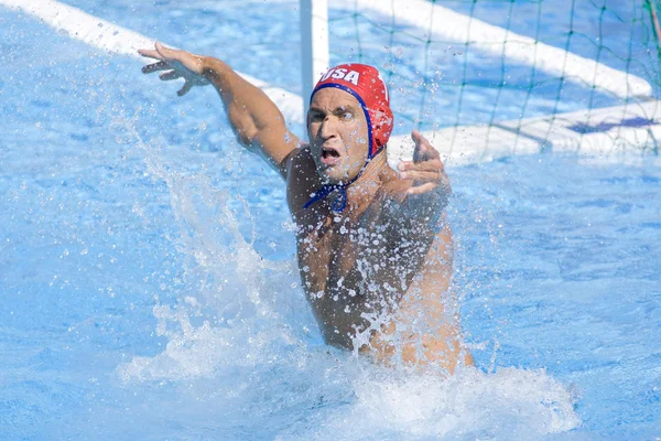 WPO: Campeonato Mundial de Acuática - USA vs Croacia. Merrill Moses —  Fotos de Stock