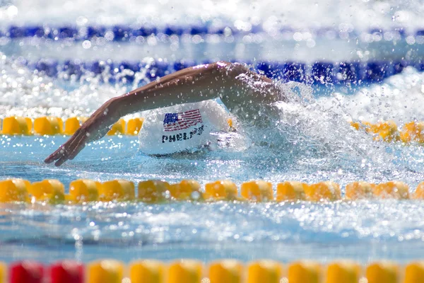 SWM: World Aquatics Championship - Mens 200m freestyle (en inglés). Michael Phelps — Foto de Stock