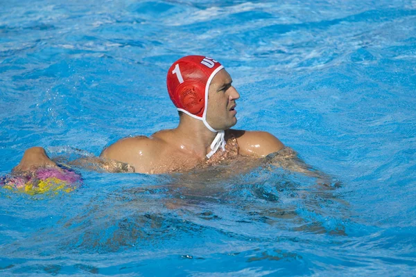WPO: USA v Macedonia, 13th World Aquatics championships Rome 09. Merrill Moses — Stock Photo, Image