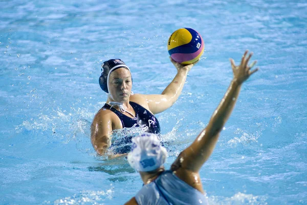 WPO: Campeonato Mundial de Aquáticos EUA vs Grécia semifinal. Brittany Hayes — Fotografia de Stock
