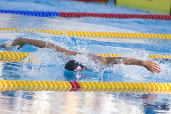 SWM: World Aquatics Championship - Mens 200m butterfly final. Michael Phelps — Stock Photo, Image
