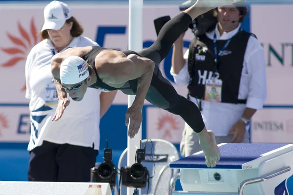 SWM: Campeonato Mundial de Aquáticos - Mens 200m livre. Michael Phelps — Fotografia de Stock