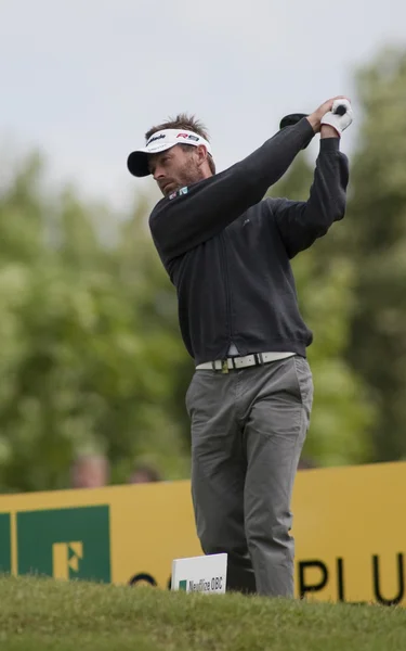 Raphael Jacquelin (FRA) in action on the third day of the European Tour — Stock Photo, Image