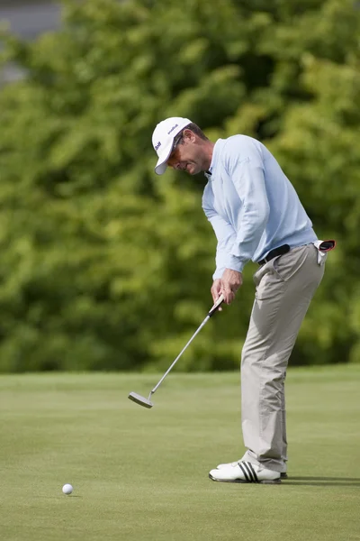 Andrew Coltart (GBR) in action on the second day of the European Tour — Stock Photo, Image