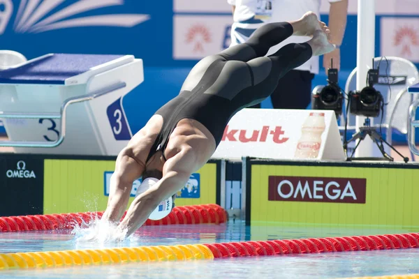 SWM: zwemmen Wereldkampioenschap - mens 200 meter vrije slag. Michael phelps — Stockfoto