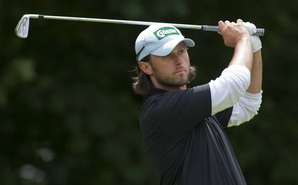 Martin wiegele (aut) in actie op de laatste dag van de Europese PGA tour — Stockfoto