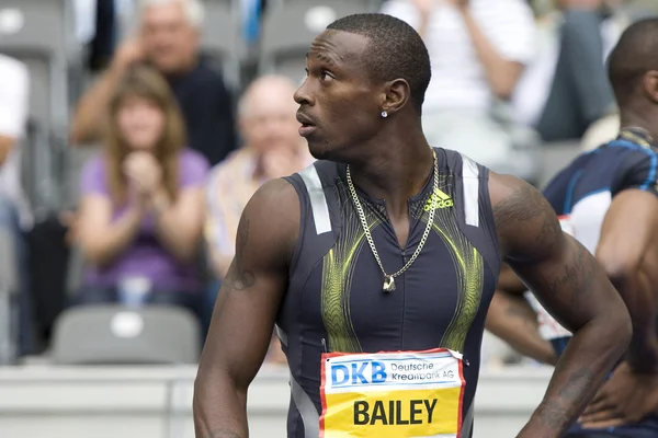 Berlin Golden League Athletics (engelsk). Daniel Bailey. – stockfoto