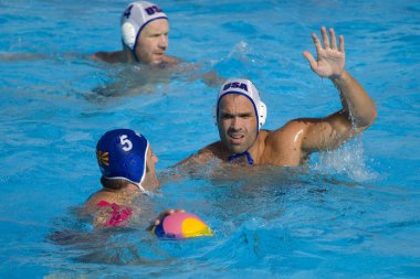 wpo: ABD v Makedonya, 13 Dünya Su Sporları Şampiyonası Roma 09. Ryan bailey