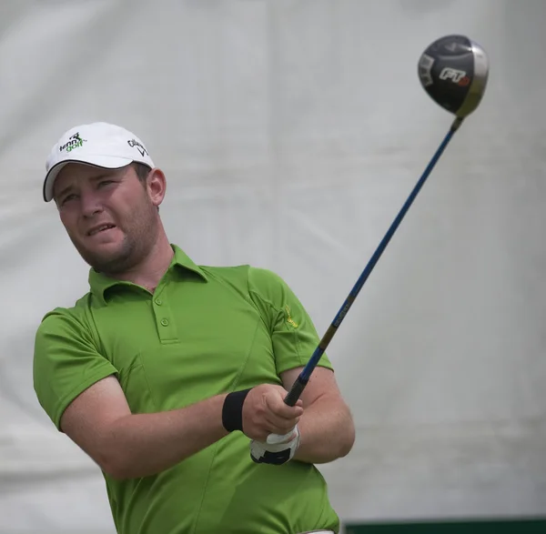 Branden Grace (RSA) em ação no primeiro dia do European Tour — Fotografia de Stock