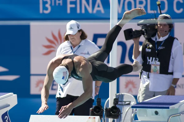 Le SWM. Championnat du monde de natation - Hommes 200m nage libre. Michael Phelps — Photo