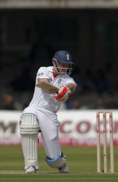 Kriket. Anglie vs Bangladéš 1. testovací den 1. Andrew strauss — Stock fotografie