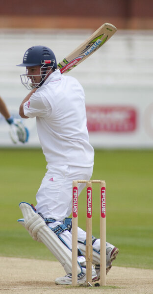 Cricket. England vs Bangladesh 1st test day 3. Andrew Strauss